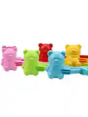 Игрушка РЫЖИЙ КОТ Форма для снега "МИШКА-2" 20 см., в сетке, цвет микс ИК-6854 190268