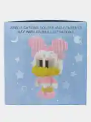 Пастельно-коралловый конструктор 3д детский 3D, развивающая игрушка из мини-блоков,фигурка Куроми, Соник, Стич