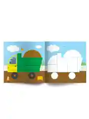 Конструктор из наклеек для малышей. Транспорт
