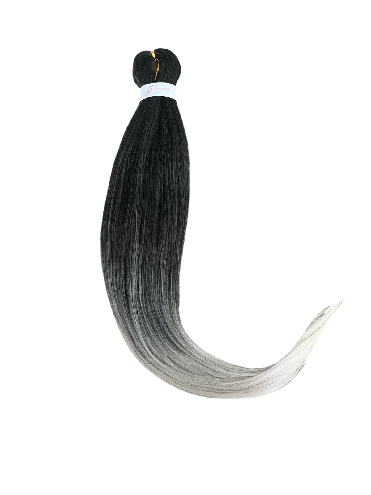 Серый канекалон Easy Braid натуральные оттенки, канекалон для плетения