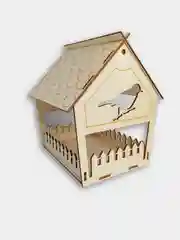 Кормушка для птиц деревянная, "Снегирь, 13 х 16 х 20 см