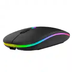 Беспроводная мышь, RGB-подсветка, 1200-1600 DPI, черный