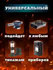 Газ унивиресальный 12шт