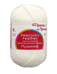 Пряжа для вязания Пушинка Троицкая 50% пух козий - 50% меринос, пряжа для ручного вязания