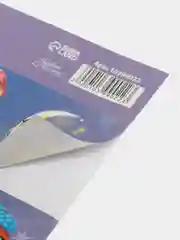 Лазурный наклейки новогодние детские, 9 штук+ раскраска,11см х15,5см