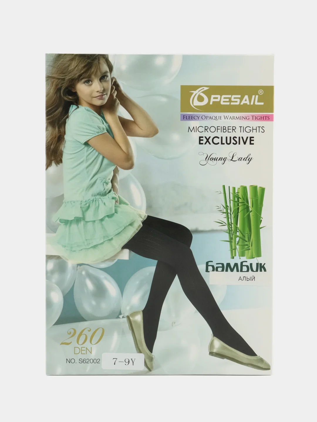 Алый детские колготки для девочек, микрофибра, 260 Den