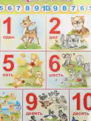 Бирюзовый плакат Цифры. Таблица Умножения. Таблица Сложения. Математика. Алгебра Наглядное пособие