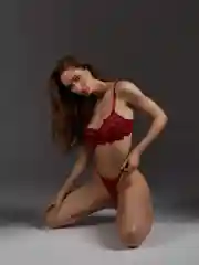 Белый комплект нижнего женского белья, кружевной