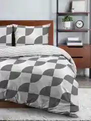 Комплект постельного белья, 1,5-спальный, бязь, 50 x 70, Серебро