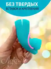Зеленый мягкие бигуди для волос. Комплект из разных диаметров