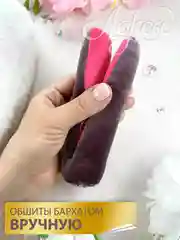 Фиолетовый локсы бархатные бигуди для кудрей, локонов люкс макси для длинных волос и объёма