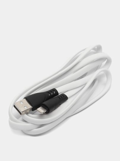Кабель 2 МЕТРА СИЛИКОНОВЫЙ МЯГКИЙ провод зарядник iPhone, Lightning, Micro Type-C USB шнур