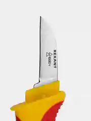 Нож монтажника REXANT, нержавеющая сталь, прямое лезвие