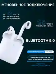 Прозрачный наушники беспроводные A.Pods Pro 2, A.Pods 2, 3, TWS J18 для iPhone, Android