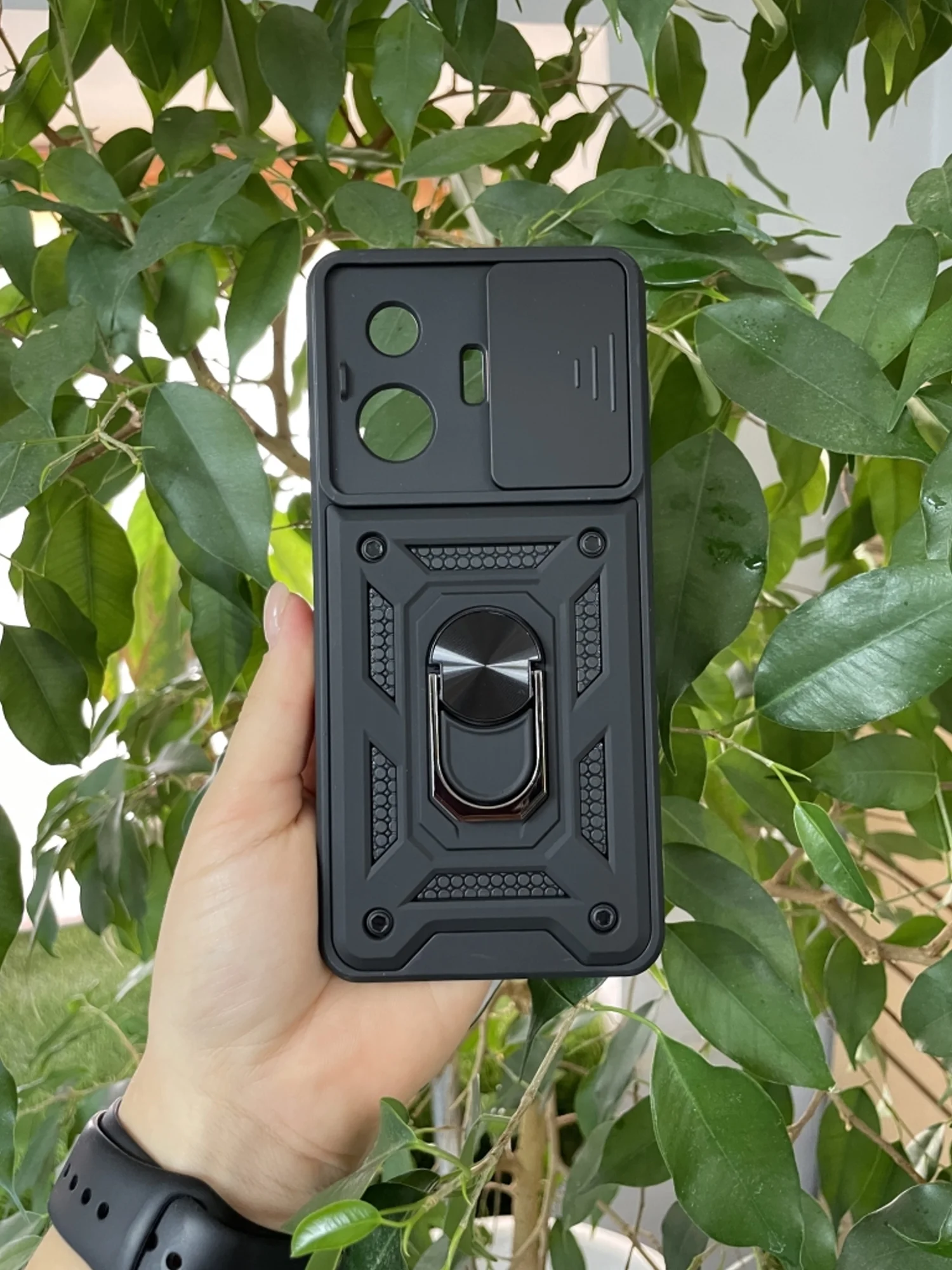 Серебряный чехол противоударный armors для Realme GT3 и GT Neo 5 / Реалми ГТ3 и ГТ Нео 5