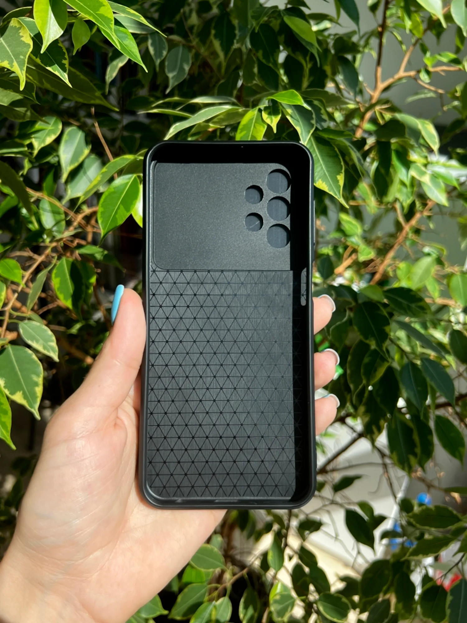 Темно-синий чехол противоударный armors для Samsung A13 4G / Самсунг А13 4G с защитой камеры