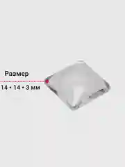 Багровый кабошон / стеклянный кабошон / прозрачный стеклянный кабошон / кабошоны из стекла на шею
