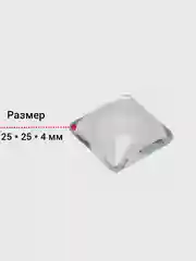 Красный кабошон / стеклянный кабошон / прозрачный стеклянный кабошон / кабошоны из стекла на шею
