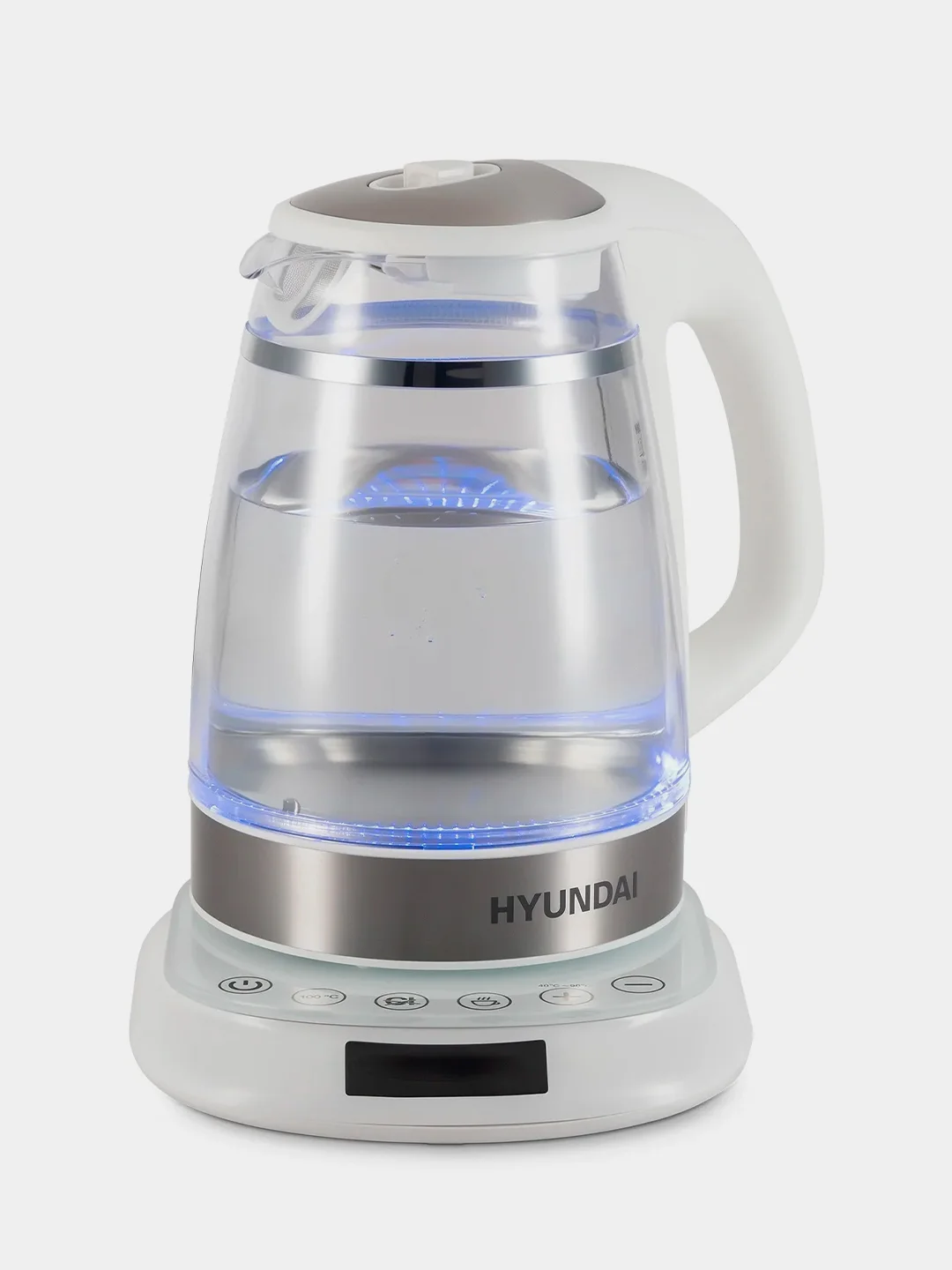 Чайник Hyundai HYK-G3506, корпус из стекла, 1.7 л, 2200 Вт