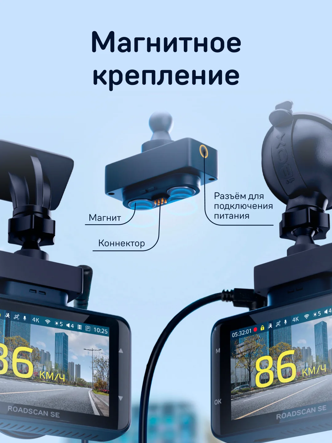 Автомобильный видеорегистратор iBOX RoadScan SE + Камера заднего вида RC FHD11