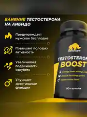 БАД к пище Primekraft "Комплекс для повышения тестостерона", 90 капсул