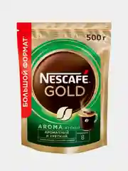 Кофе растворимый NESCAFE Gold Aroma Intenso, натуральный, сублимированный, 500 г