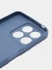 Синий меланж чехол для Honor X8B (Хонор Х8б), противоударный, с защитой камеры