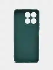 Тёмно-зелёный чехол для Honor X8B (Хонор Х8б), противоударный, с защитой камеры