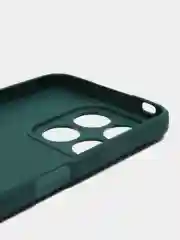 Тёмно-зелёный чехол для Honor X8B (Хонор Х8б), противоударный, с защитой камеры