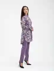 Сиреневый комплект мусульманский Lilians: туника и брюки