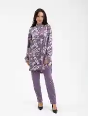 Сиреневый комплект мусульманский Lilians: туника и брюки