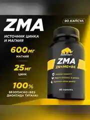 БАД к пище Primekraft "Капсулированный ЗМА" (ZMA), 90 капсул