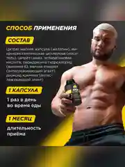 БАД к пище Primekraft "Капсулированный ЗМА" (ZMA), 90 капсул