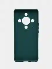 Тёмно-зелёный чехол для Honor X9A (Хонор Х9А), противоударный, с защитой камеры