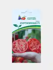 Семена Партнер Томат "Куртизанка" F1 Помидор Красный Круглый Раннеспелый Ароматный