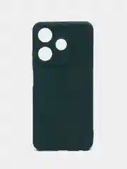 Тёмно-зелёный чехол для Realme C63 (Реалми С63 ), противоударный, с защитой камеры