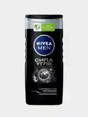 Гель для душа мужской NIVEA MEN "Сила угля", очищение без сухости кожи, 250 мл