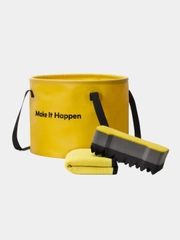Набор для уборки Hoto Outdoor Wash Kit, складное ведро на 20 л, губка, тряпка