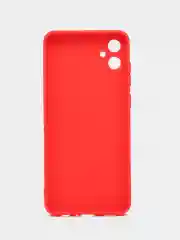 Красный чехол для Samsung Galaxy A06, Самсунг Галакси А06, с защитой камеры