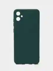 Тёмно-зелёный чехол для Samsung Galaxy A06, Самсунг Галакси А06, с защитой камеры