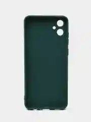 Тёмно-зелёный чехол для Samsung Galaxy A06, Самсунг Галакси А06, с защитой камеры