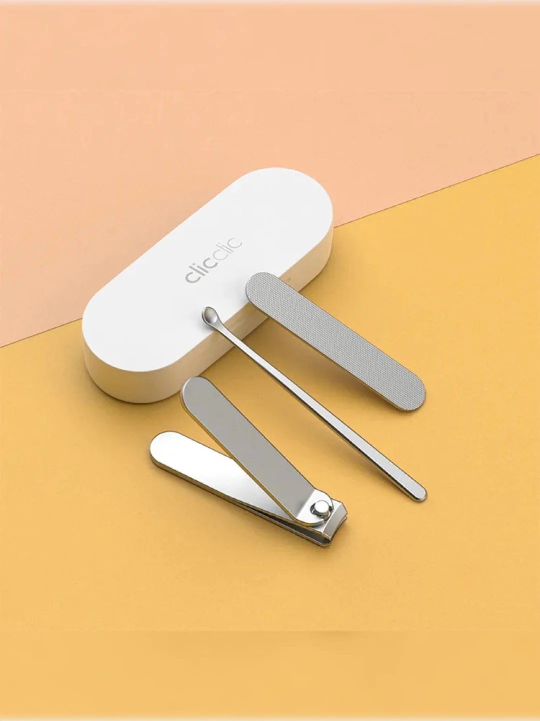 Маникюрный набор Hoto Clicclic Three-piece Nail Clipper, в кейсе