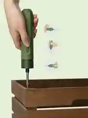 Зеленый аккумуляторная литий-ионная отвёртка HOTO Li-ion Screwdriver-Lite, 3.6 В, 8 Нм