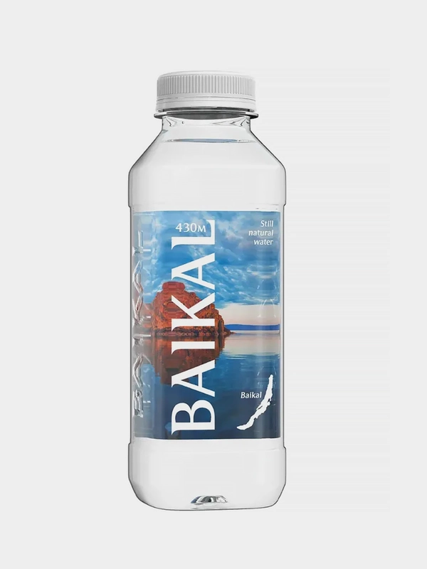 Вода BAIKAL430 глубинная из озера Байкал, негазированная, 0,45 л