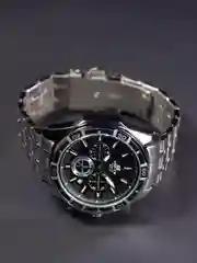 Черный часы мужские наручные Casio Edifice с хронографом