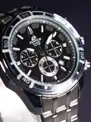Черный часы мужские наручные Casio Edifice с хронографом