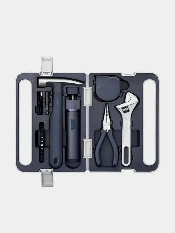 Набор инструментов с аккумуляторной отвёрткой HOTO 3.6V Screwdriver Tool Set, в кейсе