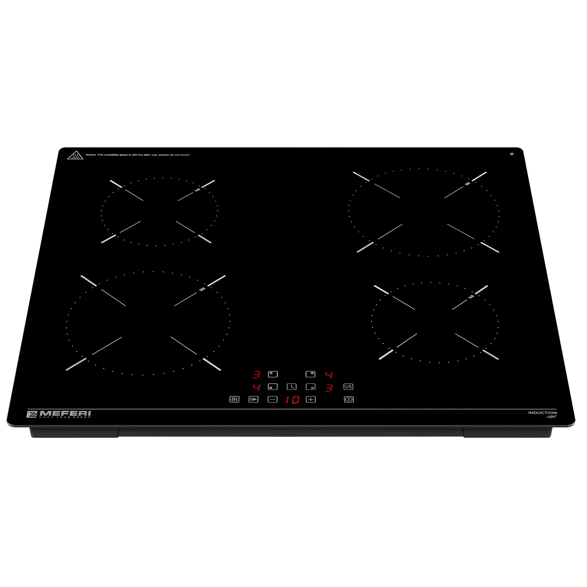 Варочная панель индукционная MIH604BK LIGHT ширина 60 см , 4 конфорки, стеклокерамика