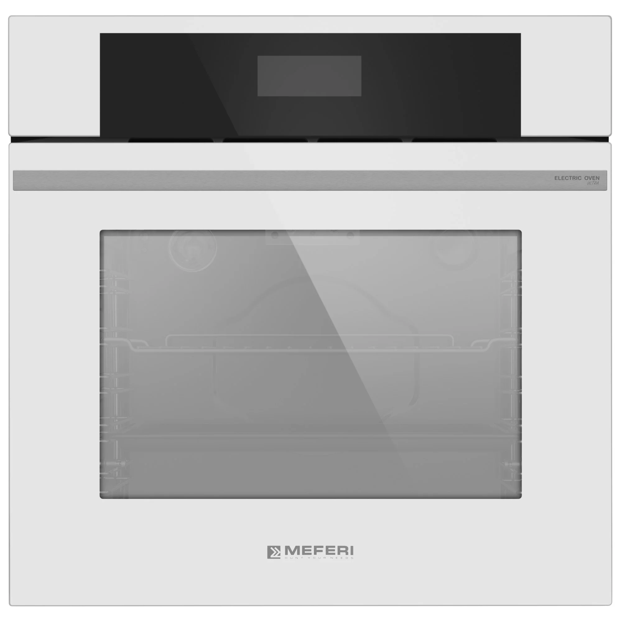 Электрический встраиваемый духовой шкаф MEFERI MEO606WH ULTRA,с грилем, ширина 60см, белый