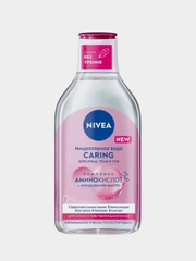 Мицеллярная вода для лица, глаз и губ NIVEA CARING, для сухой и чувствительной кожи, 400мл